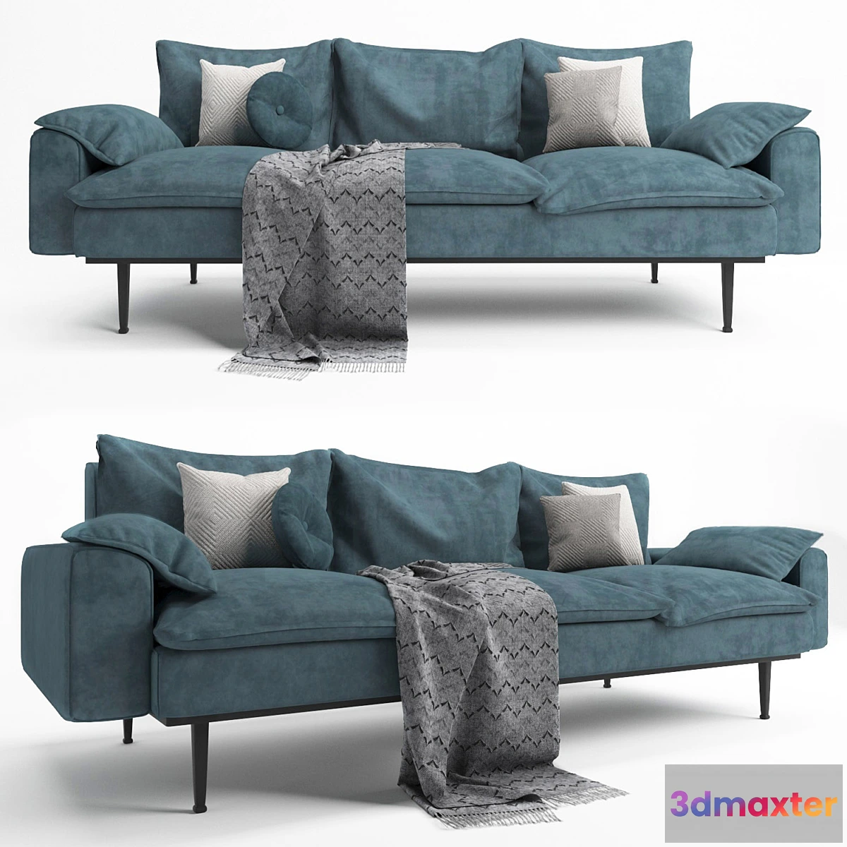 1339503 - HK-Living Retro sofa 3D Max