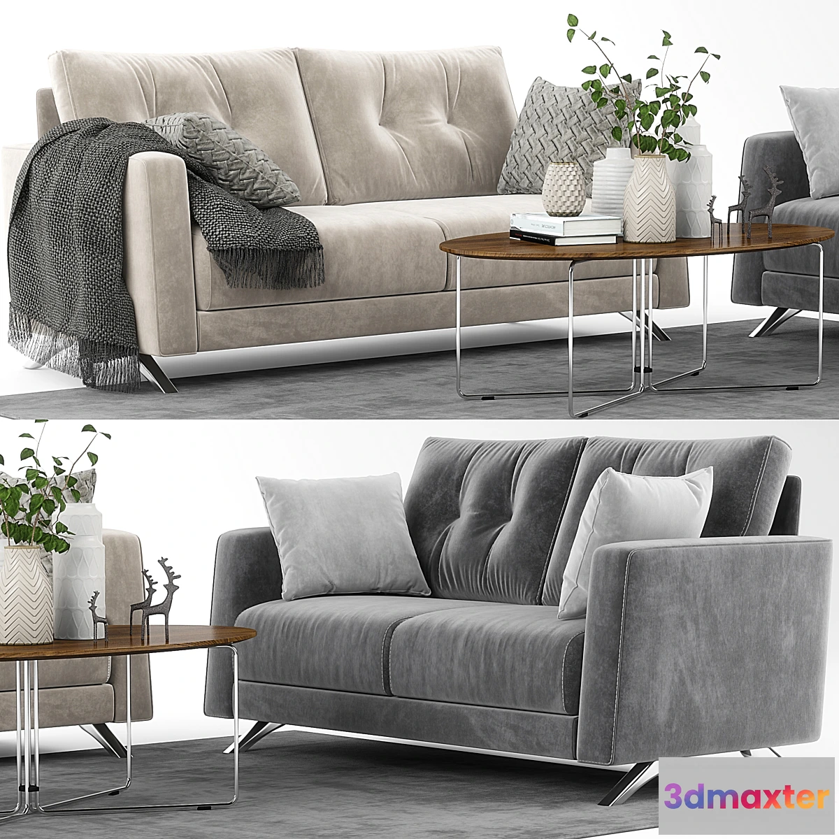 1340103 - Fama Bari sofa set 3D Max