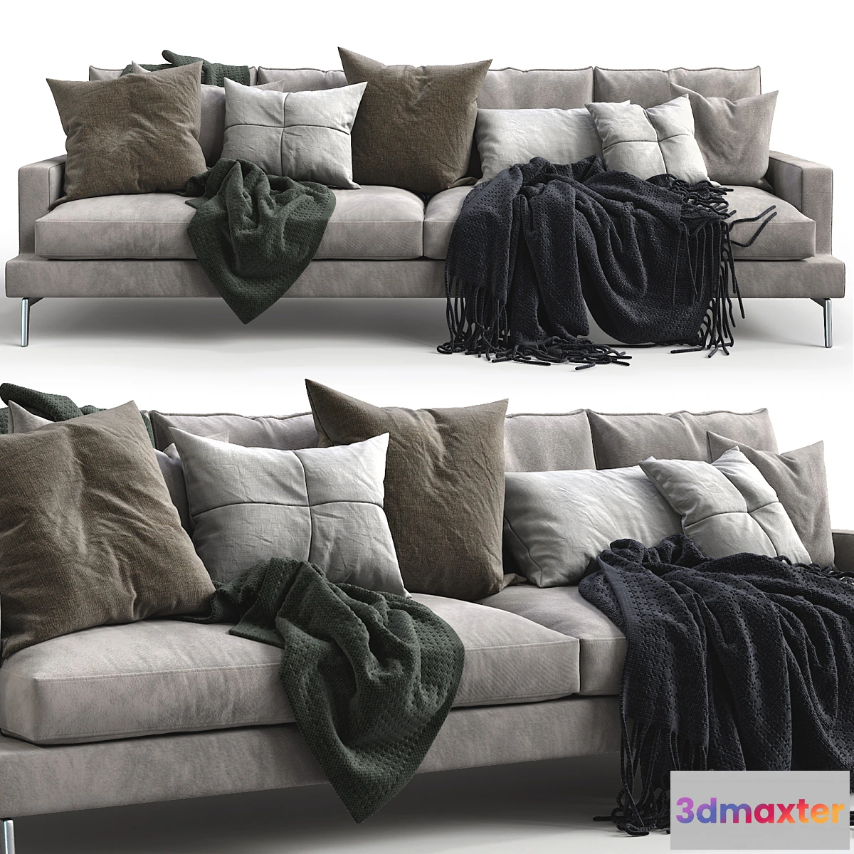 1341427 - Verzelloni Sofa Larsen 3D Max