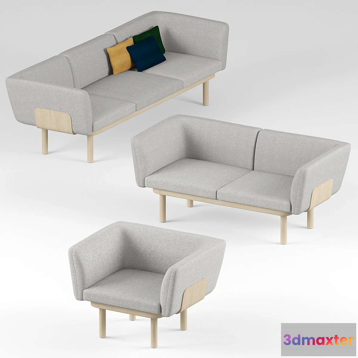 1341466 - Egon Sofa 3D Max