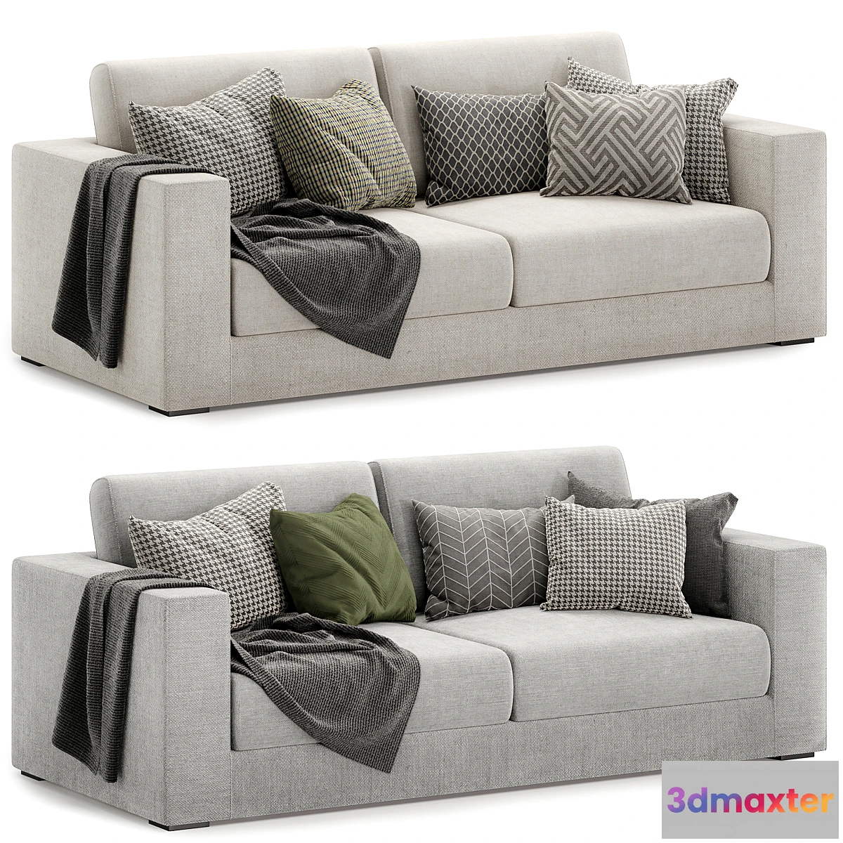 1342207 - aspect fabric sofa 3D Max