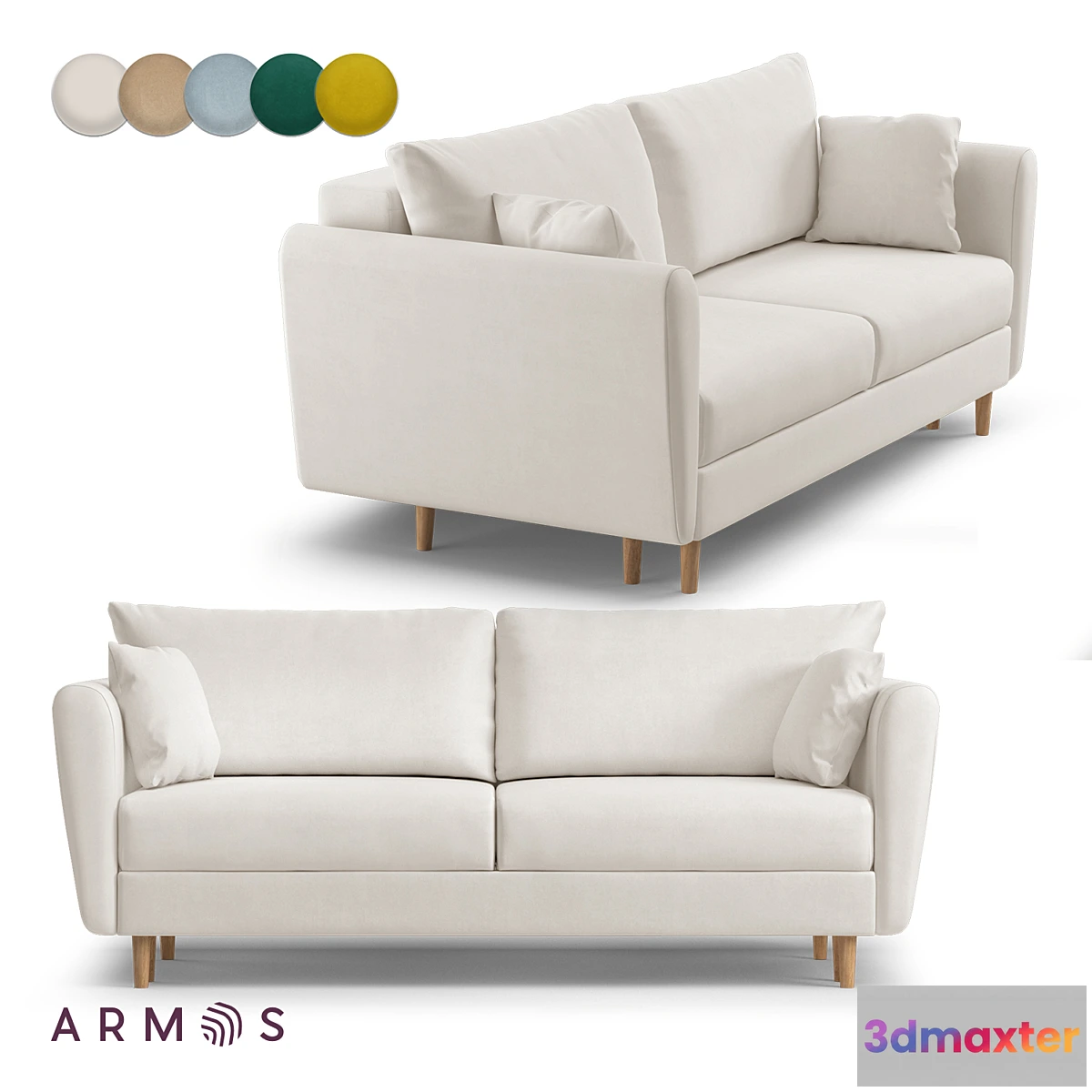 1342415 - OM Sofa FRED by Armos 3D Max