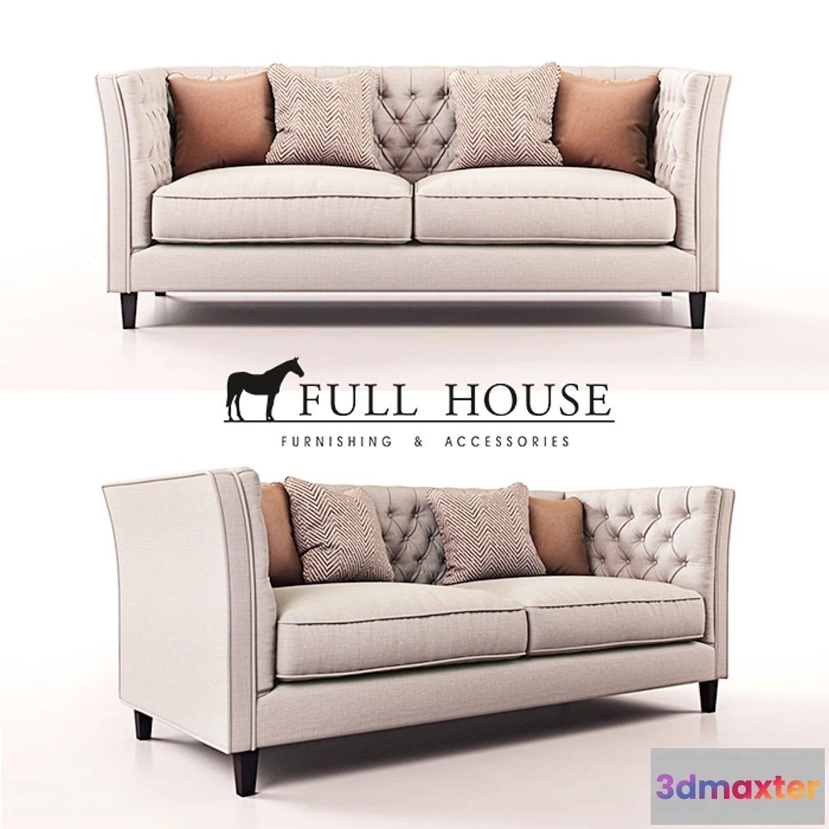 1342487 - Milton Sofa Ом 3D Max