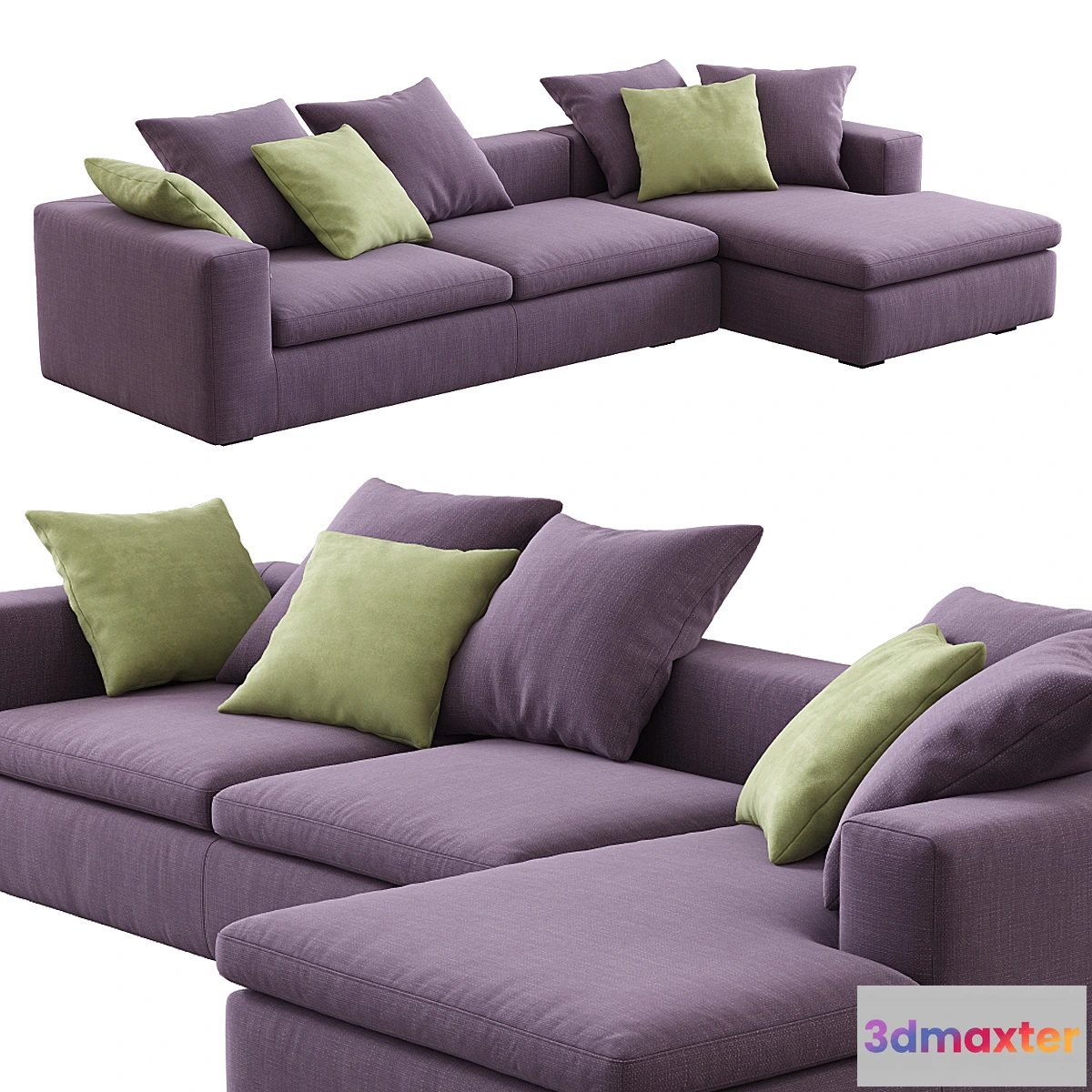 1343795 - Bonaldo _ Land (Corner Sofa) 3D Max