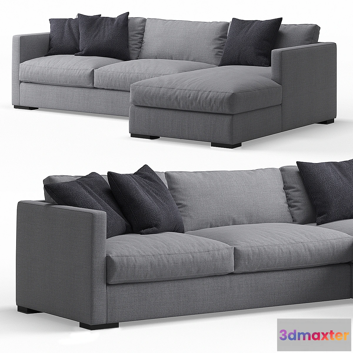 1344160 - Belmon Corner Sofa by Meridiani 3D Max