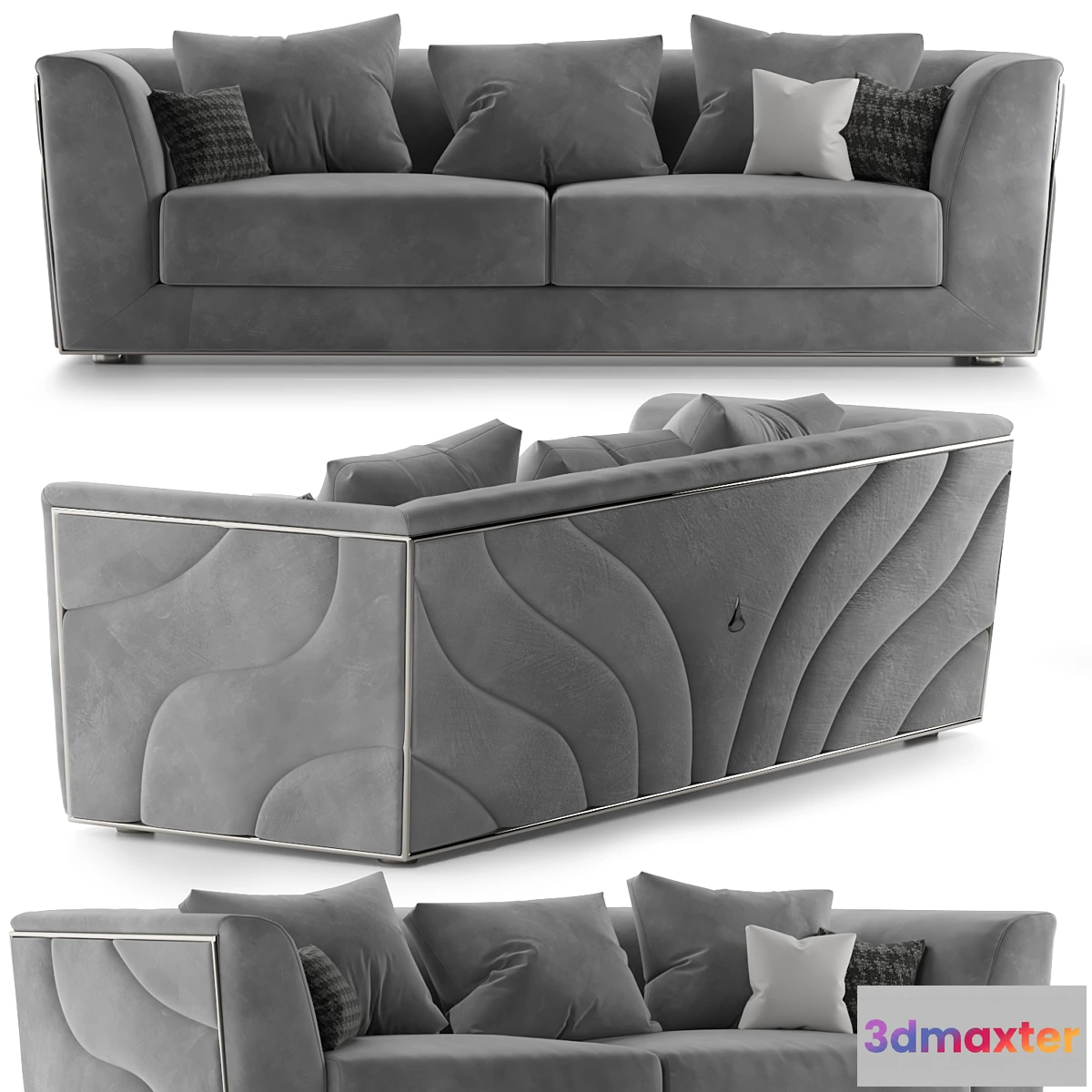 1344933 - Infinity walnut sofa 3D Max