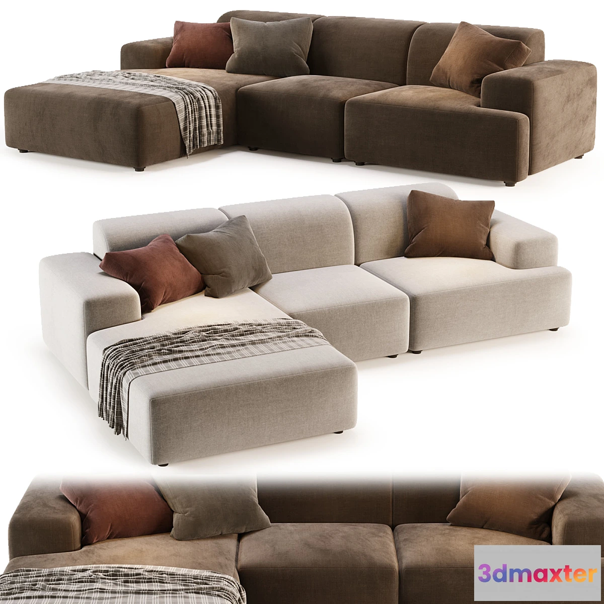 1345237 - Canape Melva by Westwing Collection - No.2 3D Max