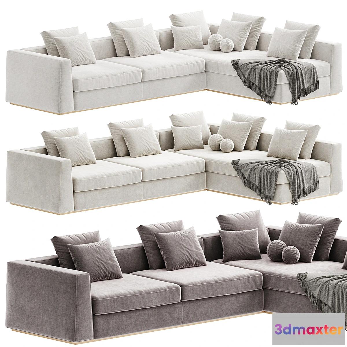 1346307 - Clay Sofa By Ctssalotti 3D Max