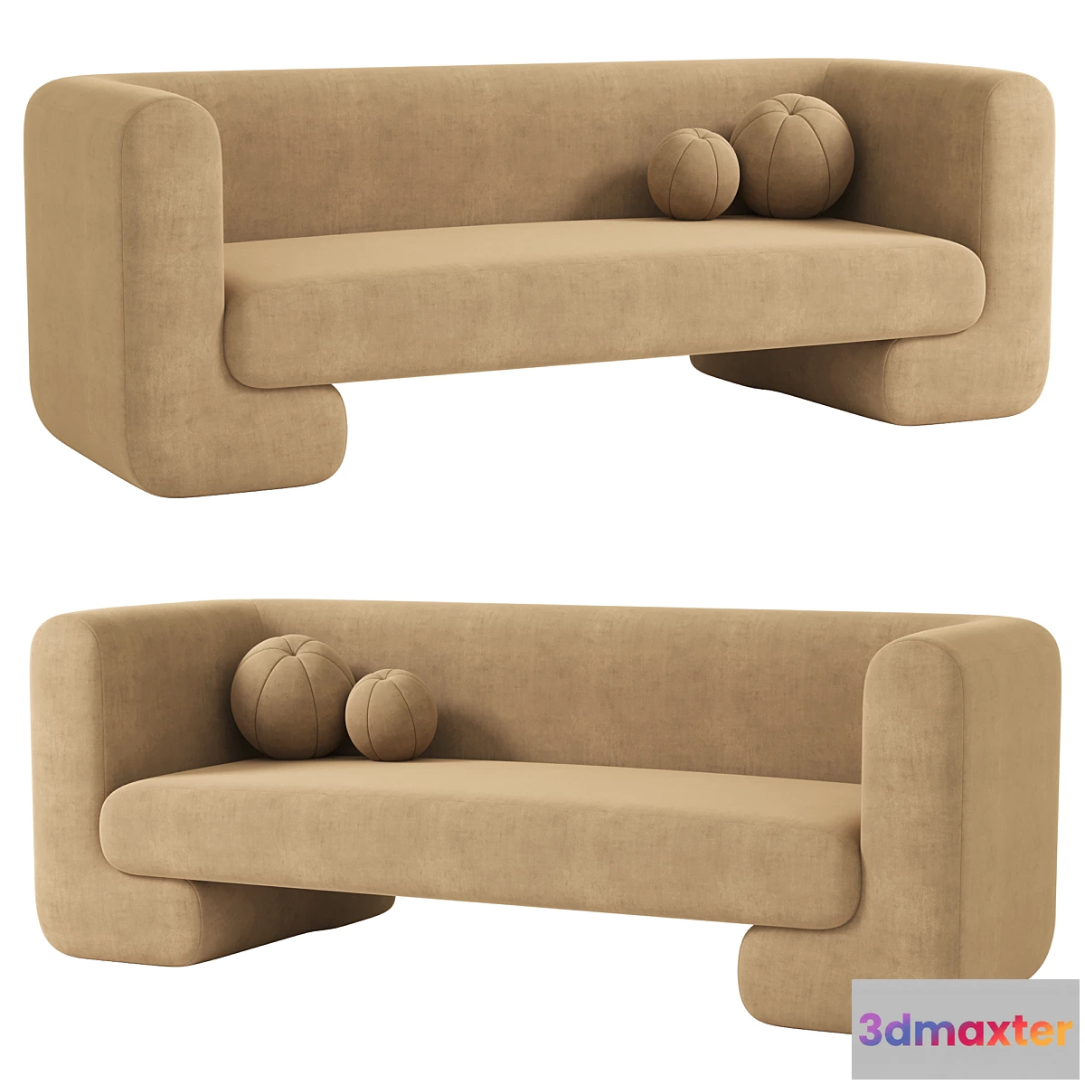 1346924 - Moma Fabric Sofa - No.2 3D Max