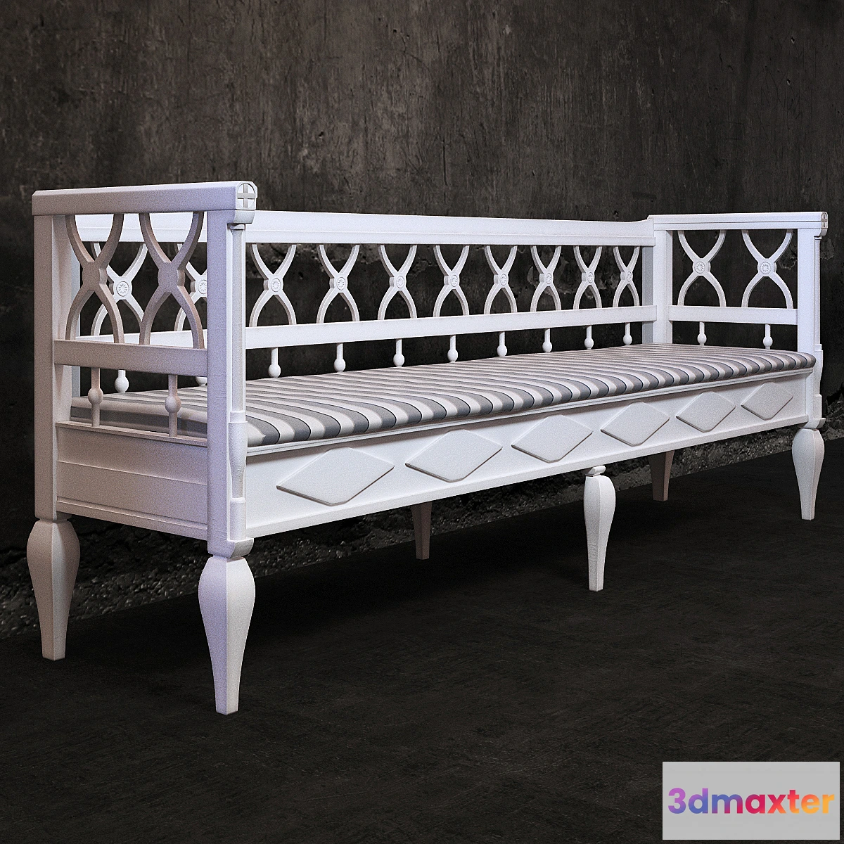 1347206 - Wooden bench 3D Max