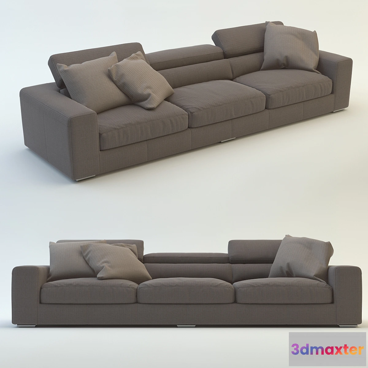 1348100 - Triple Sofa 3D Max