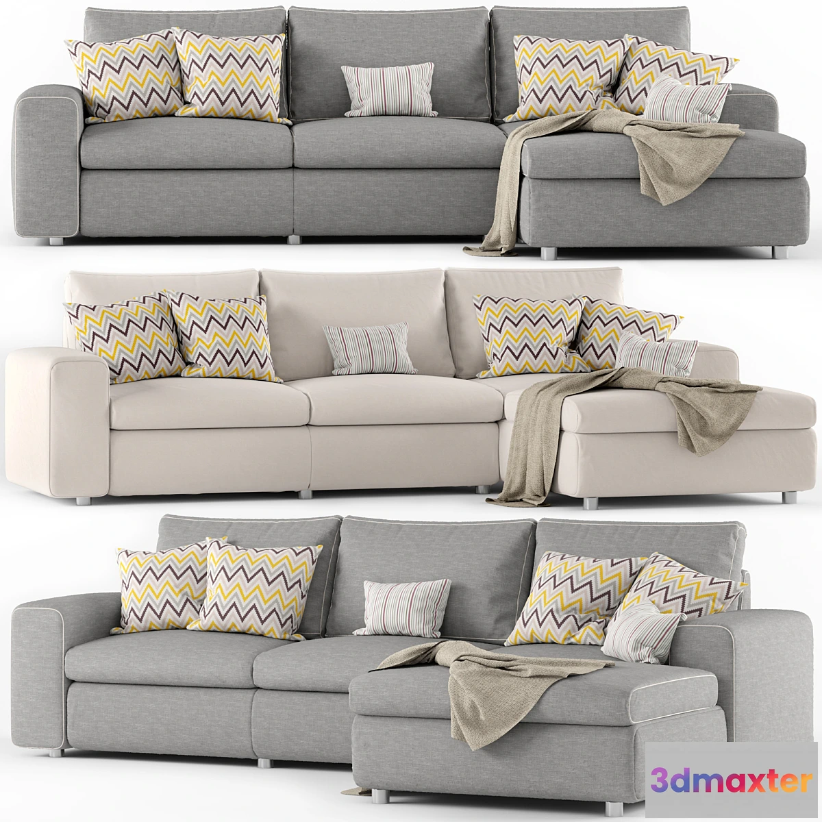 1348300 - Corner sofa Karato_02 - No.2 3D Max