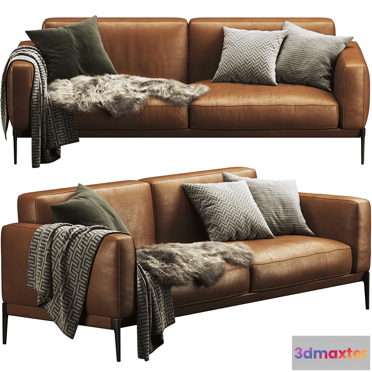1350133 - Flexform Romeo Compact Sofa 3D Max