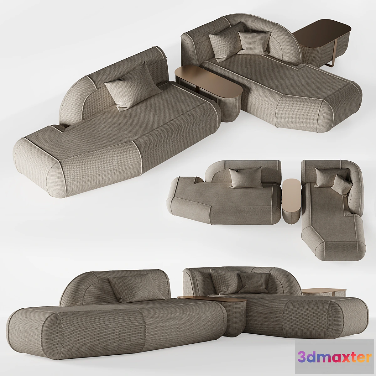 1350815 - DONNA Raft sofa - No.2 3D Max