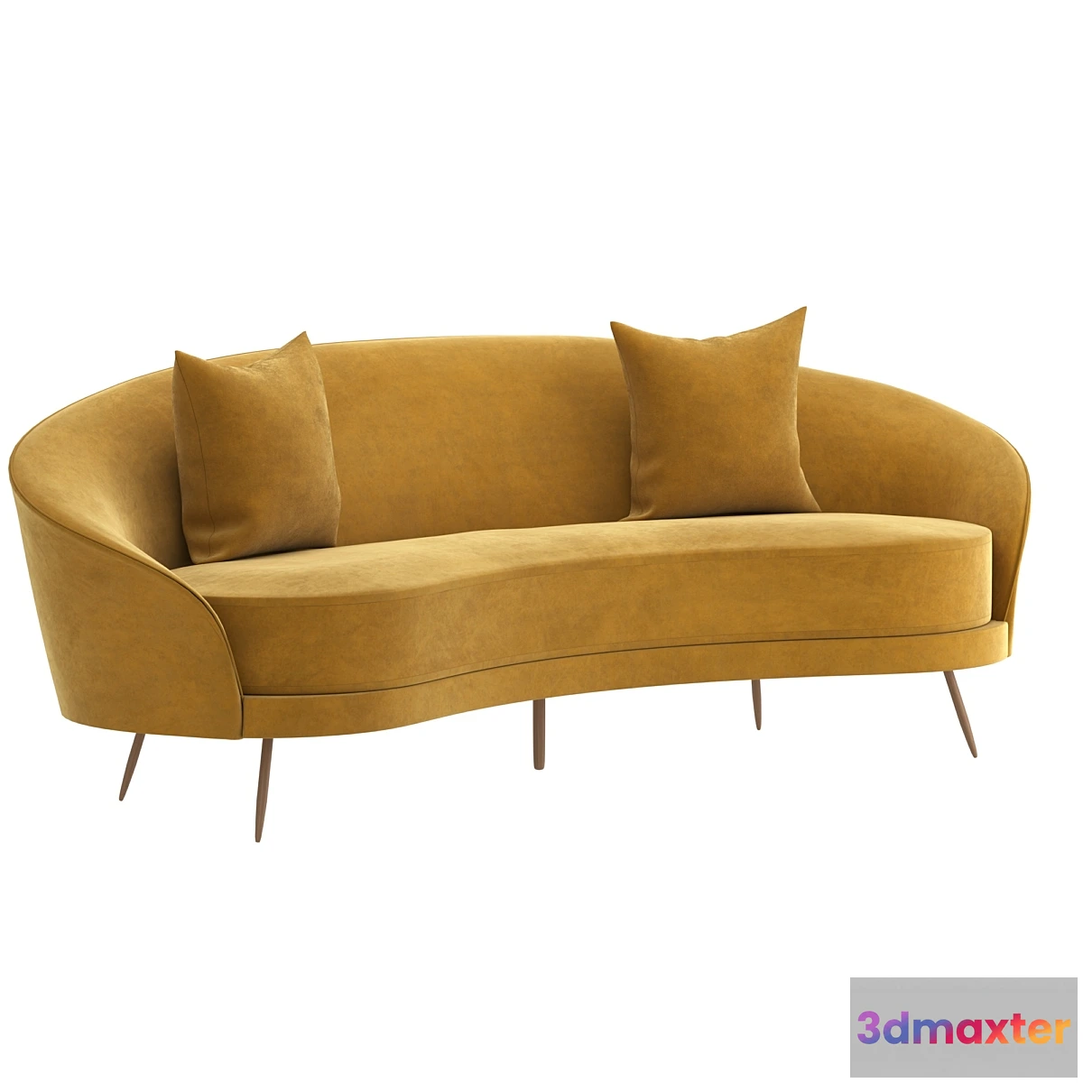 1351052 - Maisons du monde canape yellow 3D Max
