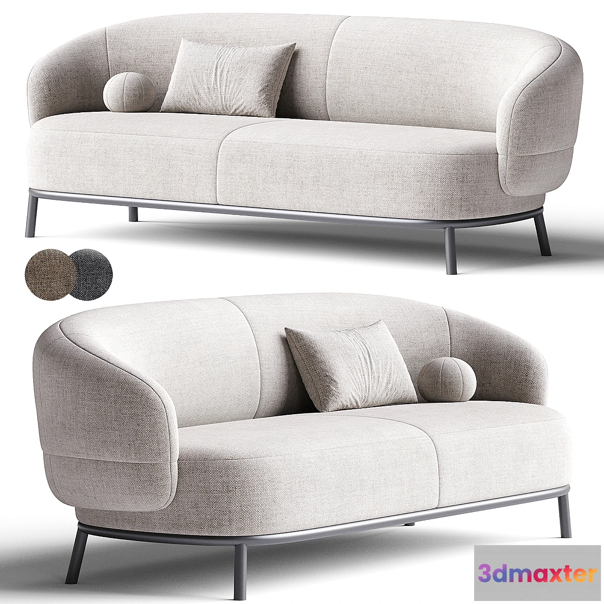 1353278 - JULIET  Fabric sofa By Domkapa 3D Max