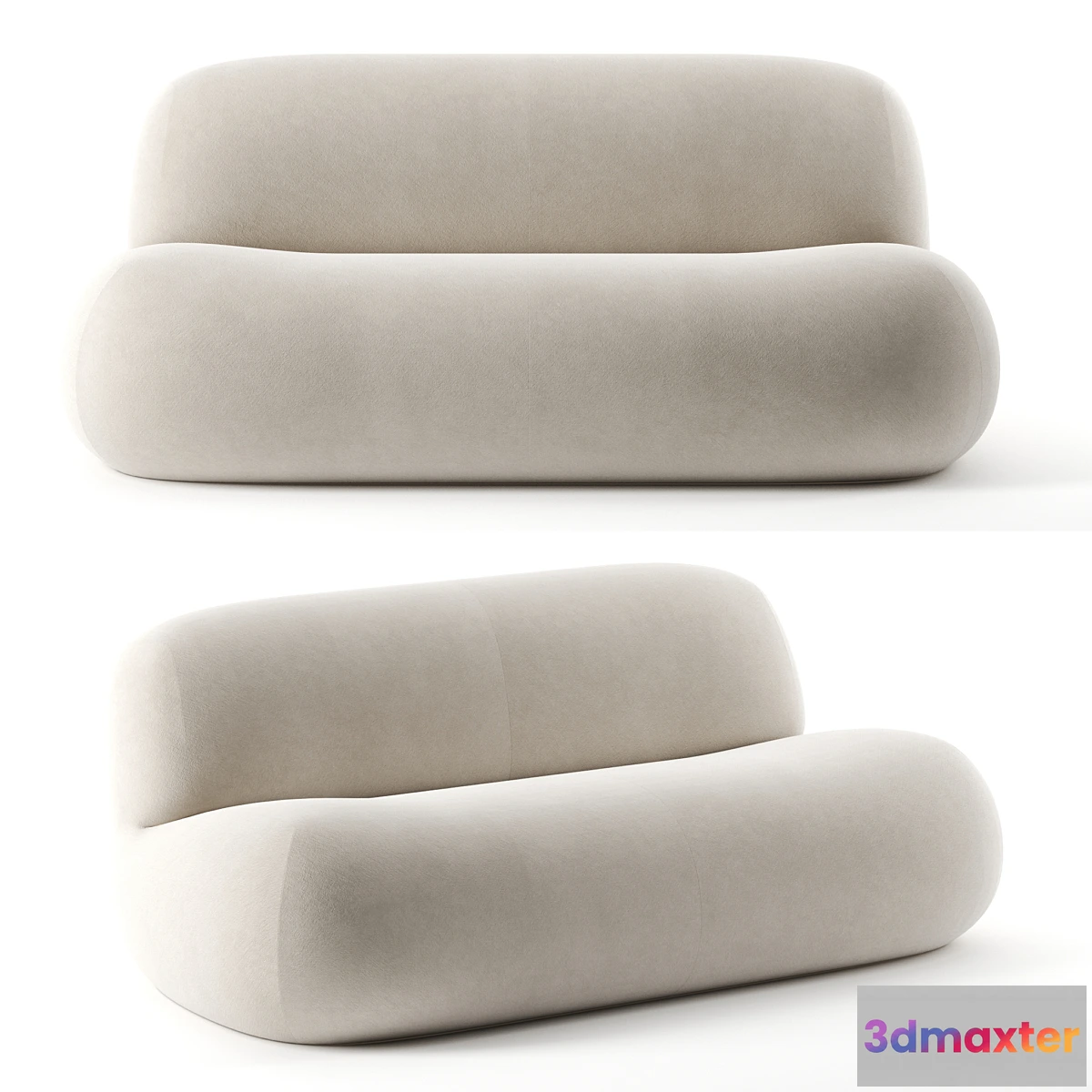 1353346 - Pukka sofa by Ligne Roset 3D Max