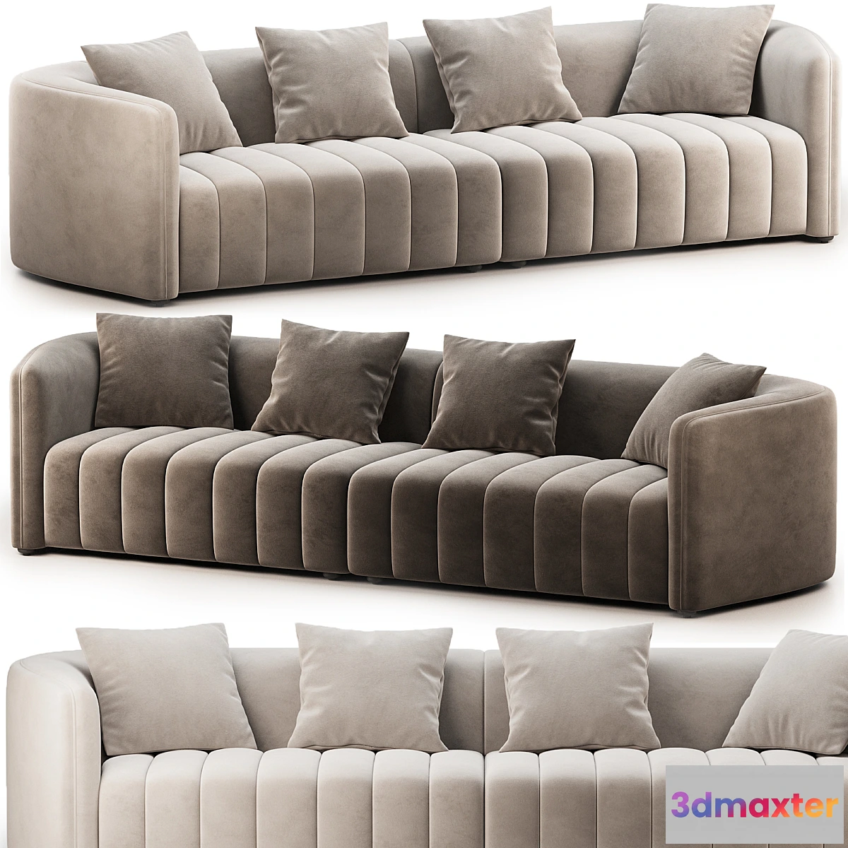 1353735 - Mario Capasa Bas Sofa - No.2 3D Max