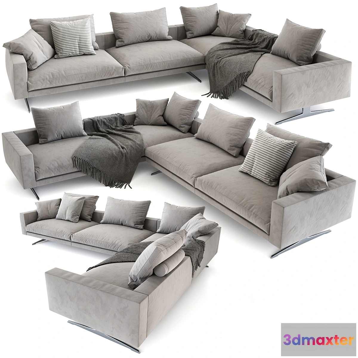 1354334 - Flexform Campiello sofa 3D Max