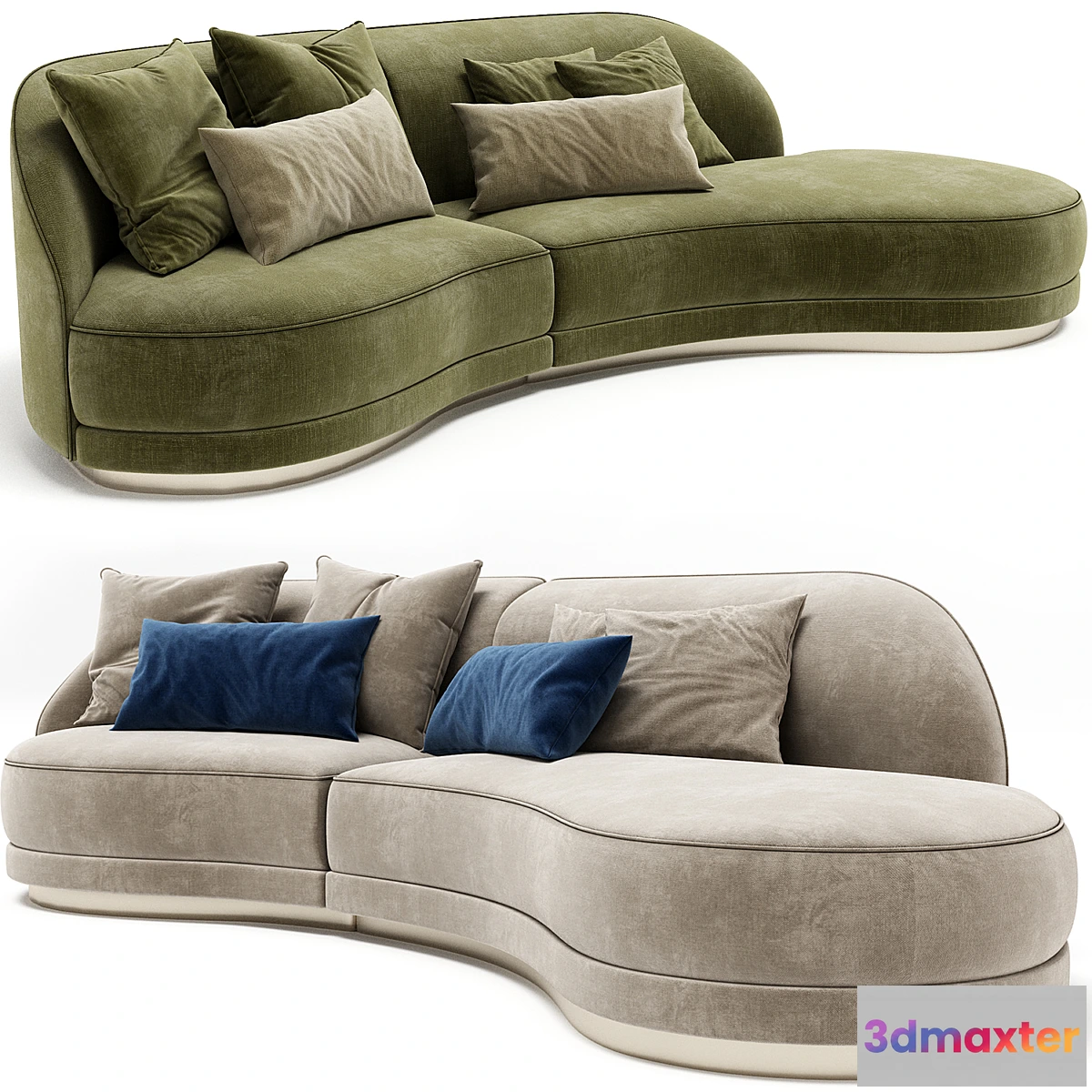 1354392 - PRESTIGE Modular Sofa By Sicis - No.2 3D Max