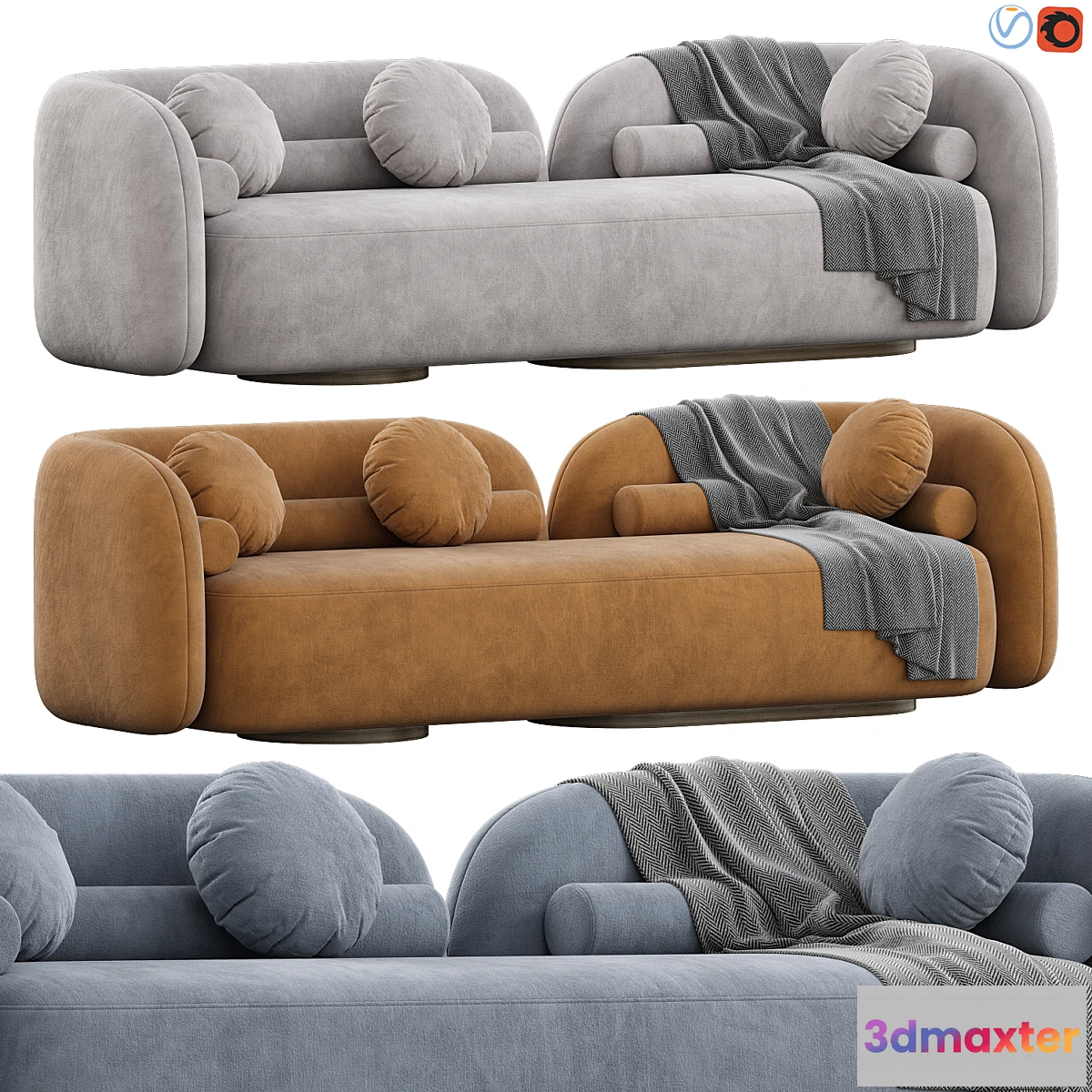 1354643 - Nordic Sofa - No.2 3D Max