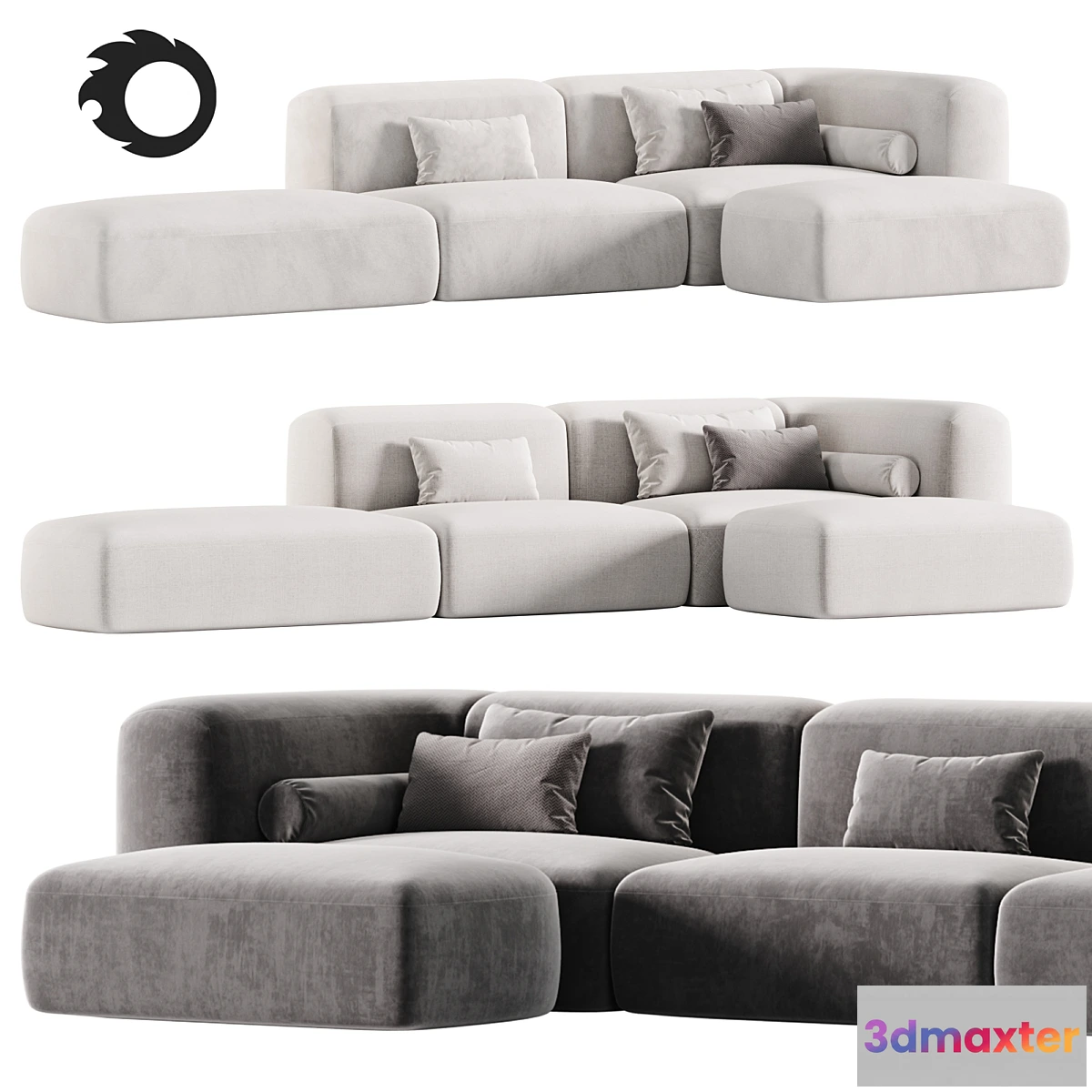 1354858 - Clara Sofa Baxter 01 - No.2 3D Max