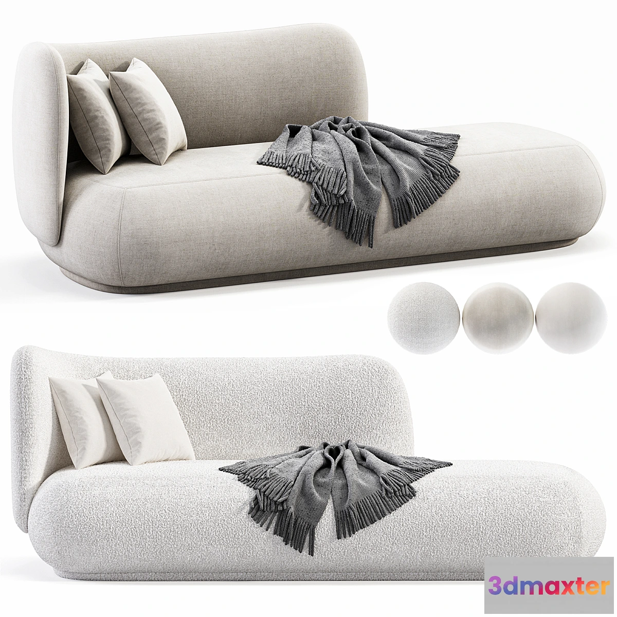 1354977 - Ferm Living Rico Sofa By Malls - No.2 3D Max