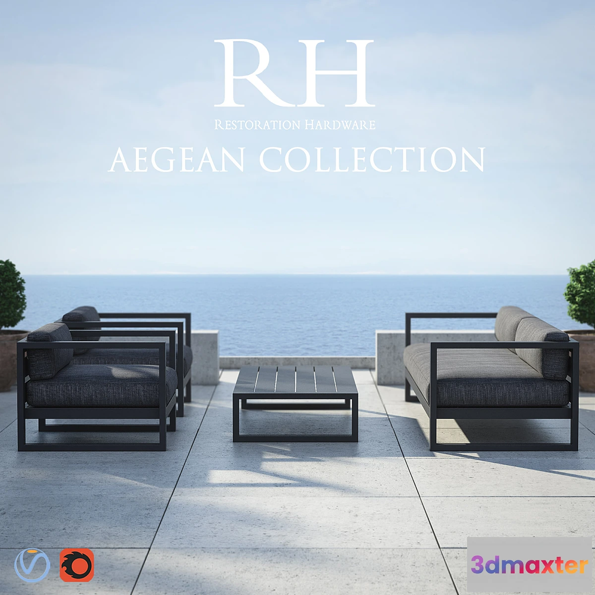 1355301 - RH AEGEAN Collection 3D Max