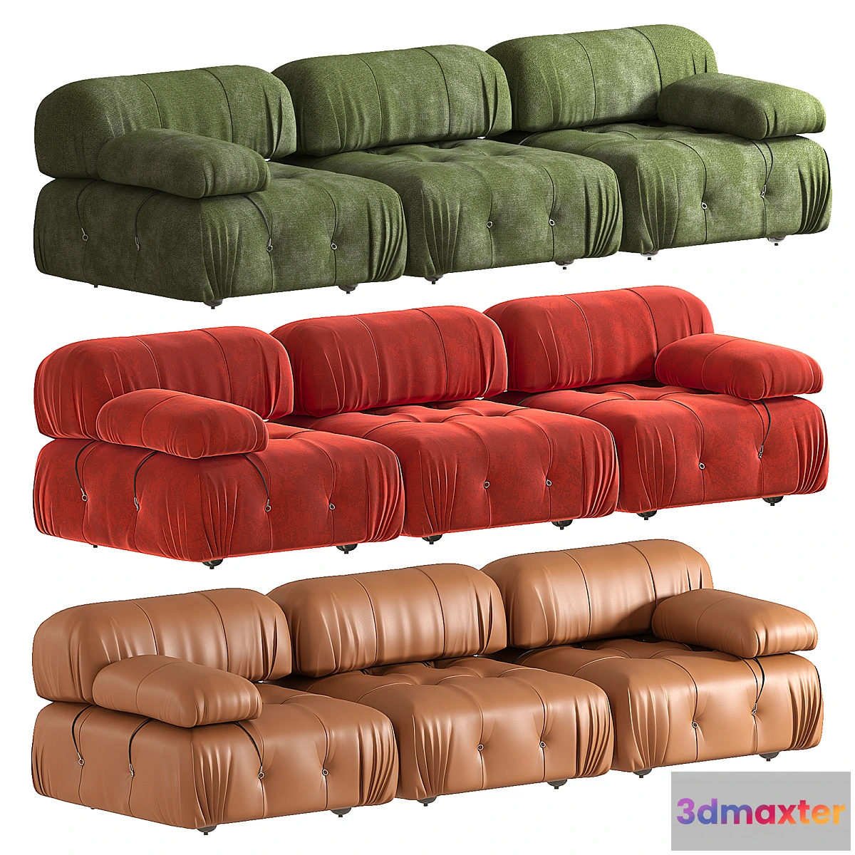 1355441 - Sofa Mario Bellini Tribute - No.2 3D Max