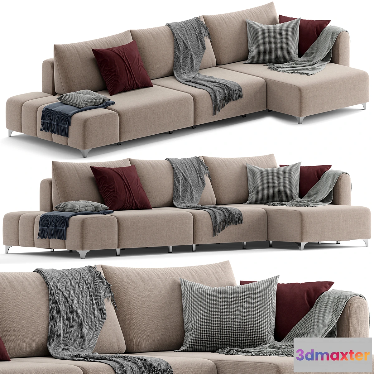 1355728 - Modular sofa MOON 161 - No.2 3D Max