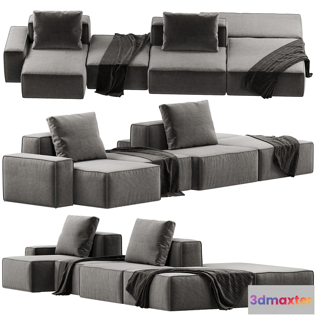1355939 - Dukas Lay 1 modular sofa 3D Max