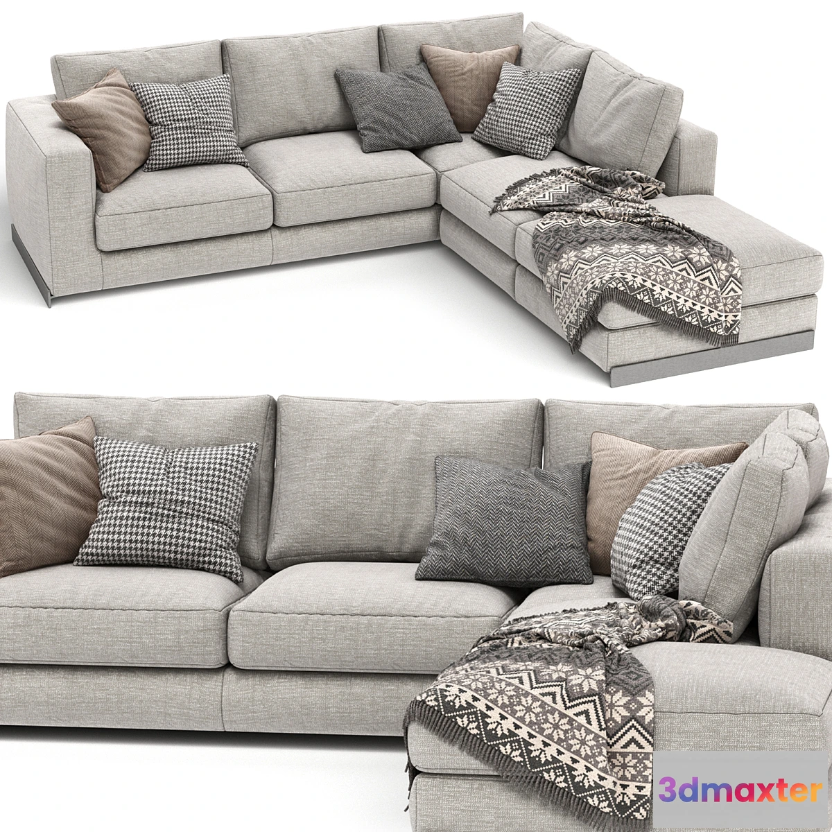 1357261 - Arflex Rendez Vous Sofa 3D Max