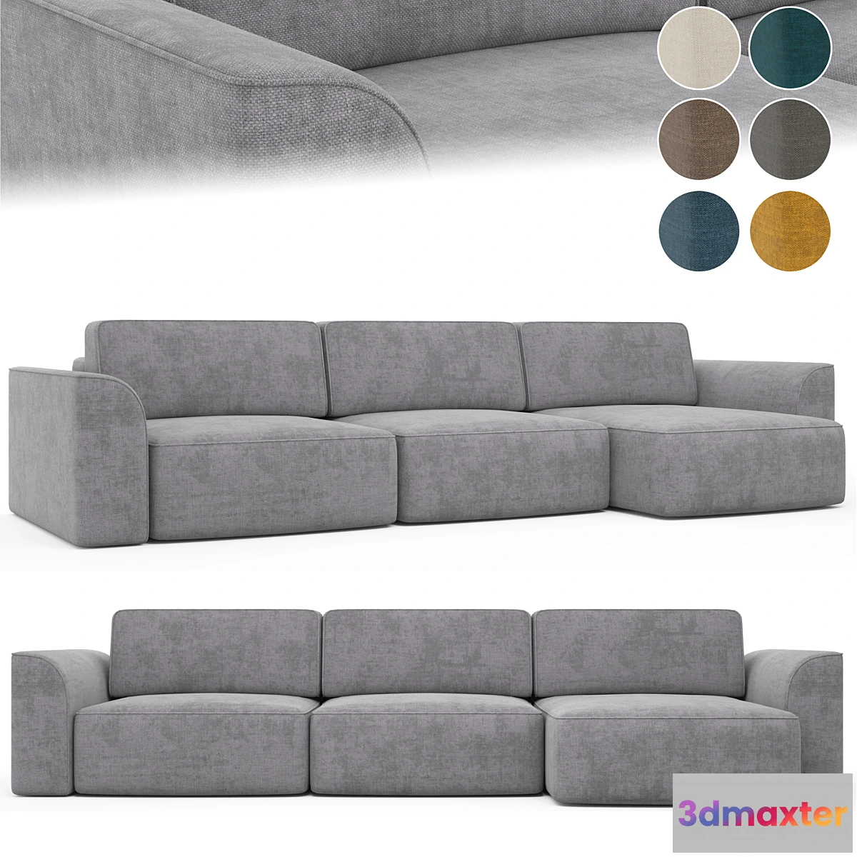 1357821 - Corner sofa Space-2 3D Max