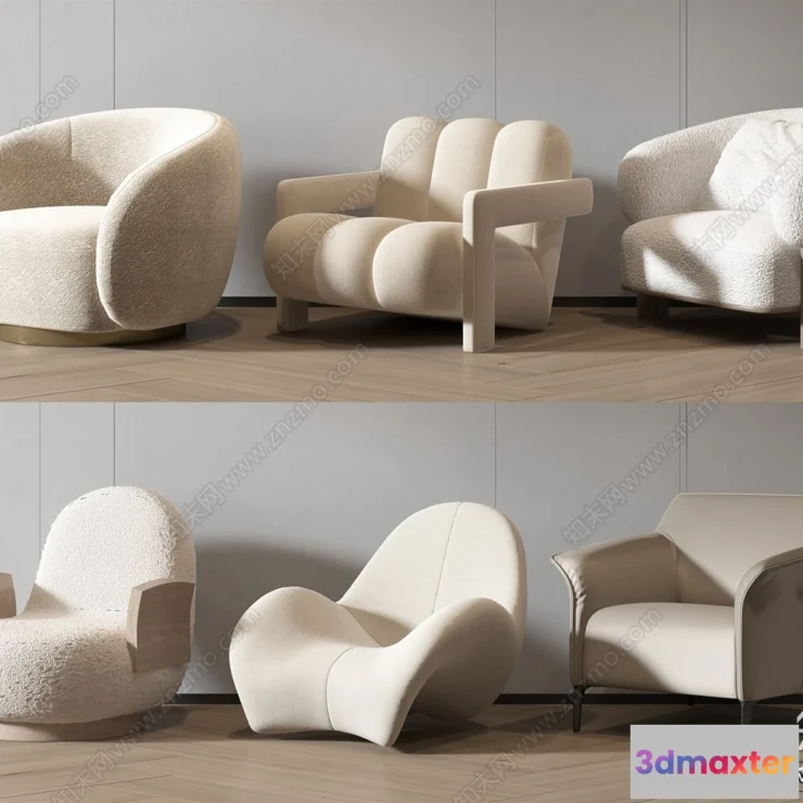 1382265 - Sofa 3D Models - 3D Furniture for Living Room - 3D Interior - 214 3D Max