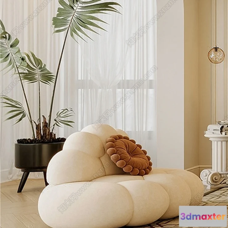 1383043 - Sofa 3D Models - 3D Furniture for Living Room - 3D Interior - 226 3D Max