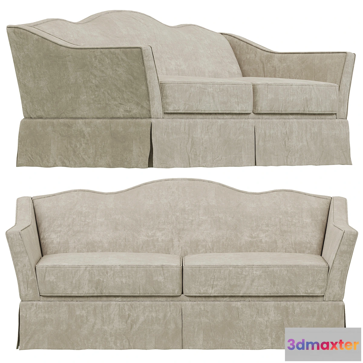 1391670 - Dantone Home Sofa Nancy folding 3D Max