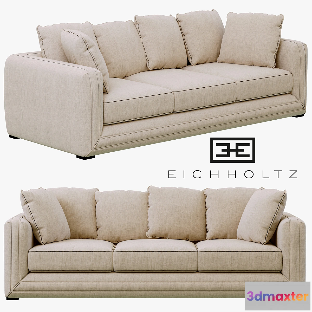 1392352 - Eichholtz Sofa Menorca 3D Max