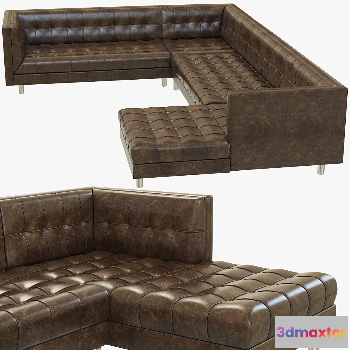 1392594 - Bernhardt Dunhill Sectional Sofa 3D Max