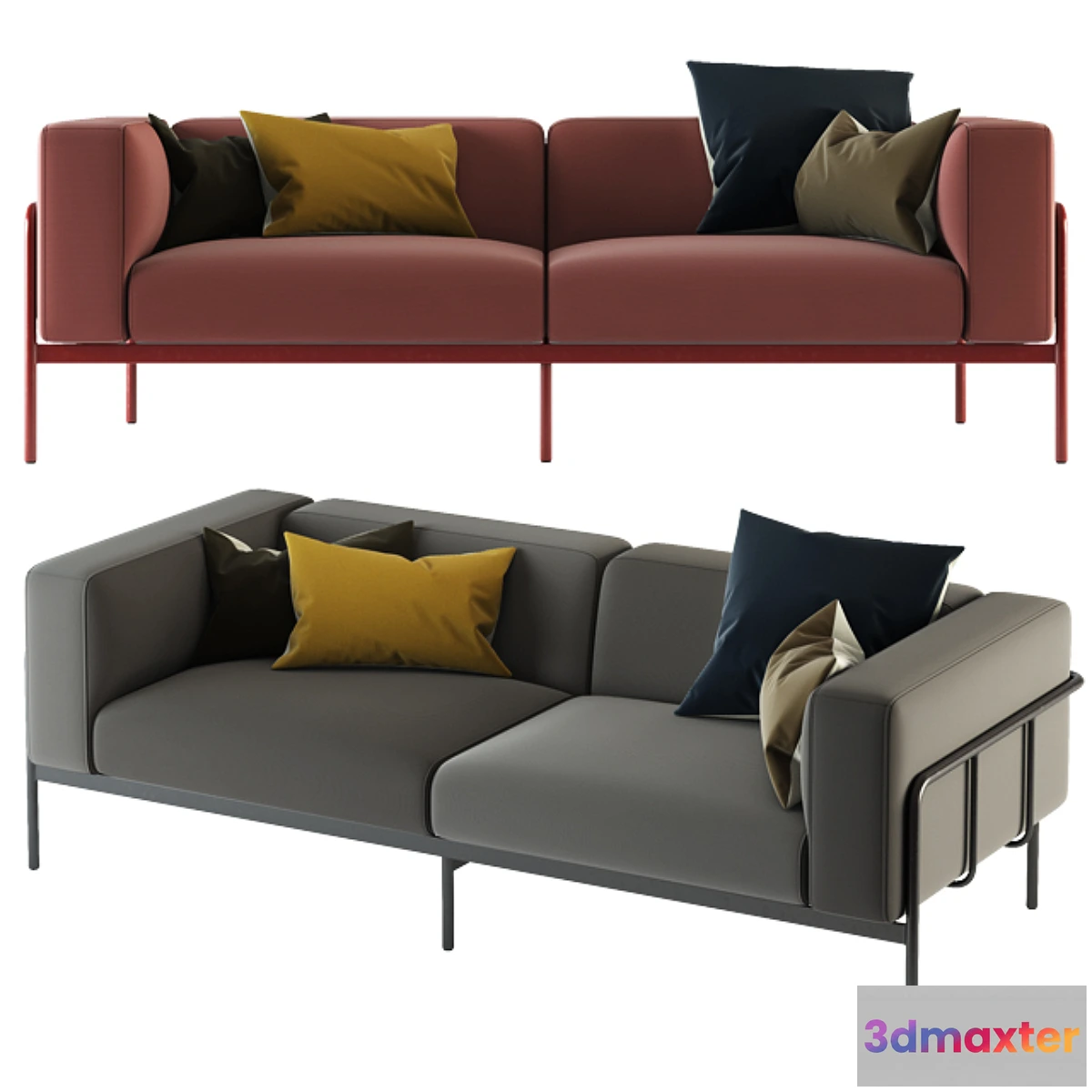 1392620 - Blu Dot _ Cache Outdoor Sofa 3D Max