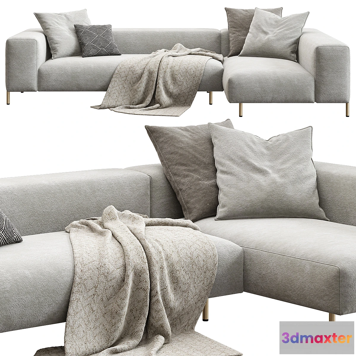 1393038 - Former In Italia _ Brera Corner Sofa 3D Max