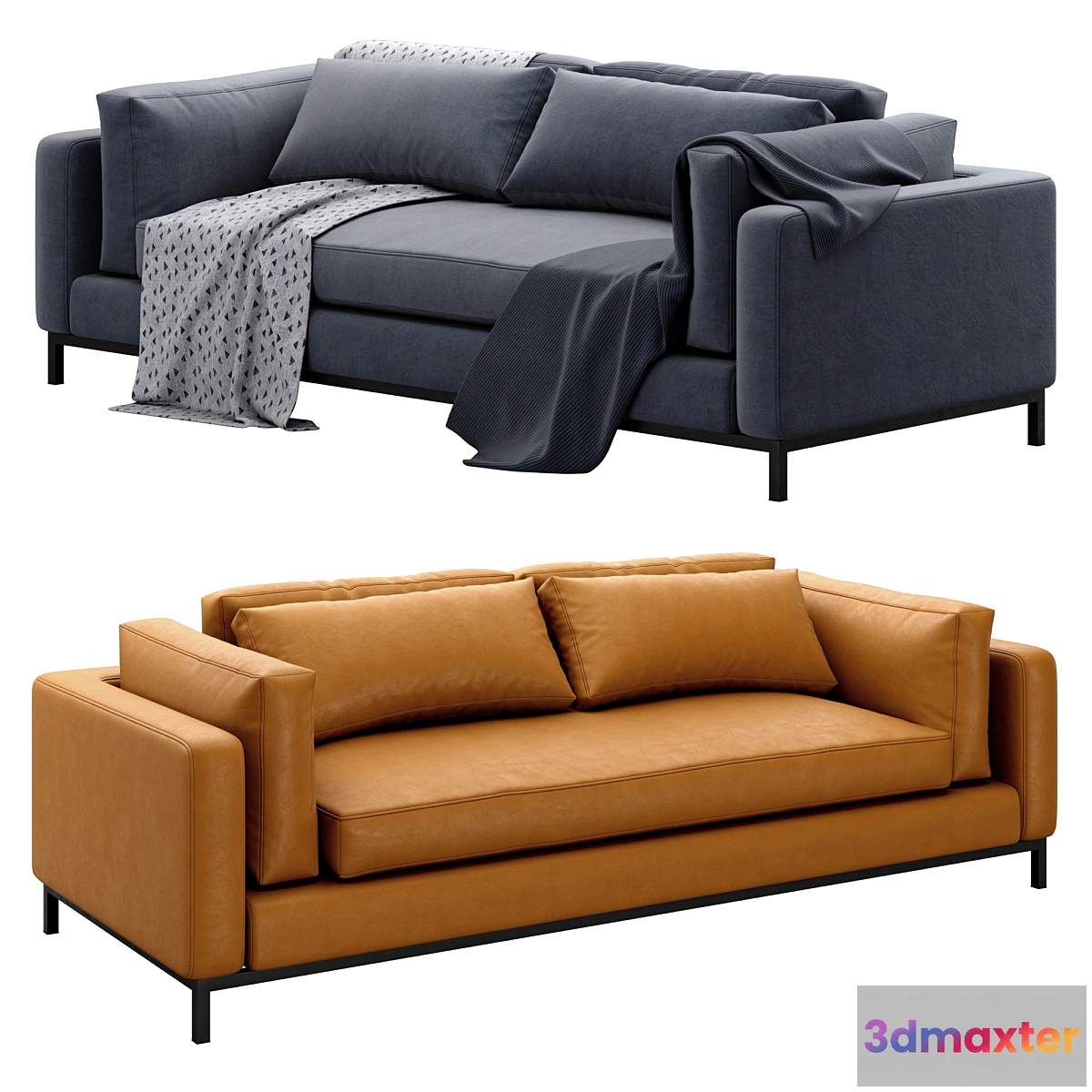 1394184 - Four Hands Grammercy Sofa Bennett Moon 3D Max