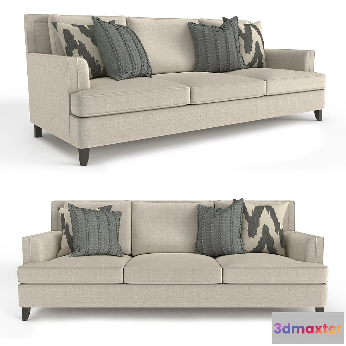 1394242 - Bernhardt Addison Sofa 3D Max