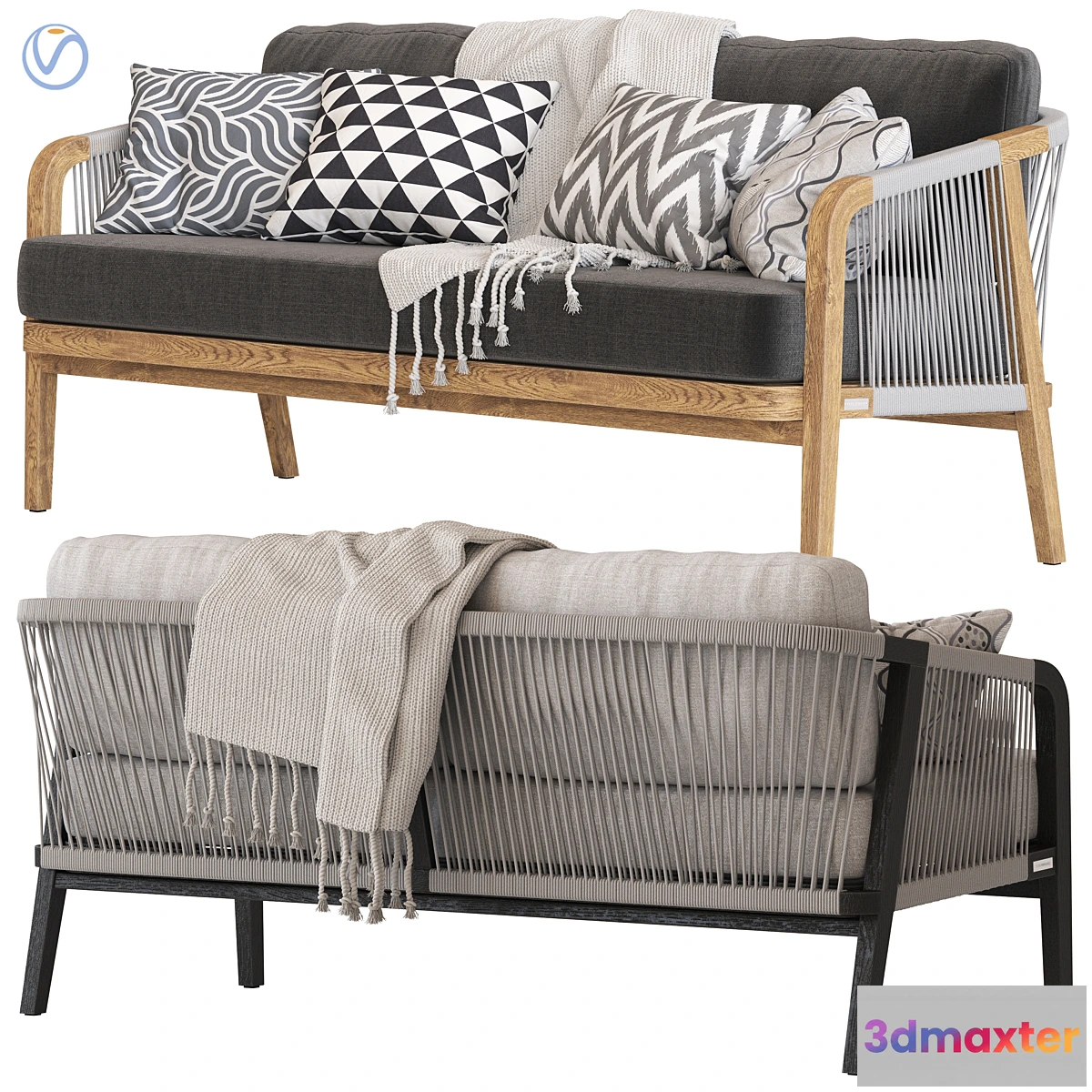 1394870 - Coco Republic St Joseph Sofa 3D Max