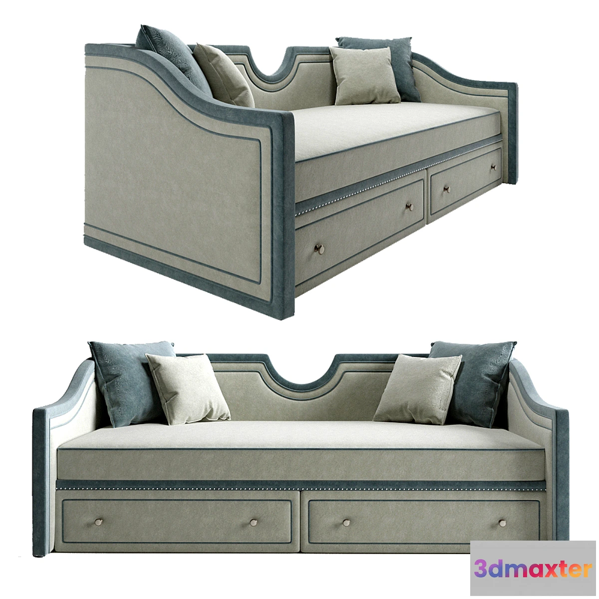 1394988 - Sofa Manifesto Silver 3D Max