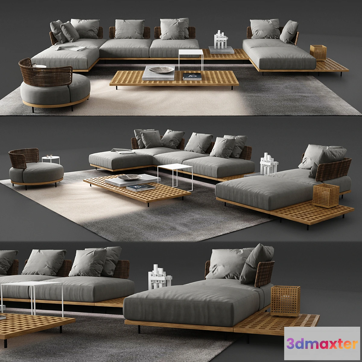1395010 - Minotti quadrado 3D Max