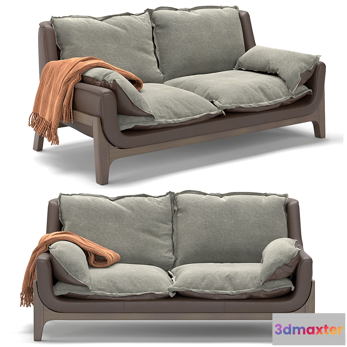 1395054 - BLEU NATURE Woodnest Sofa 3D Max