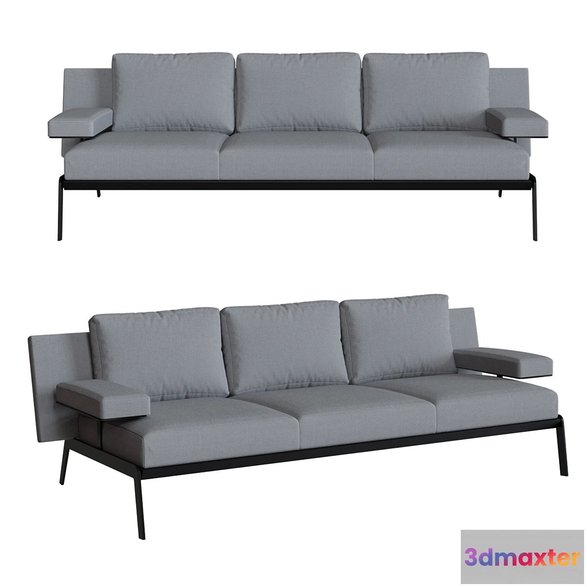1395286 - Most Triple Sofa _ B & T design 3D Max