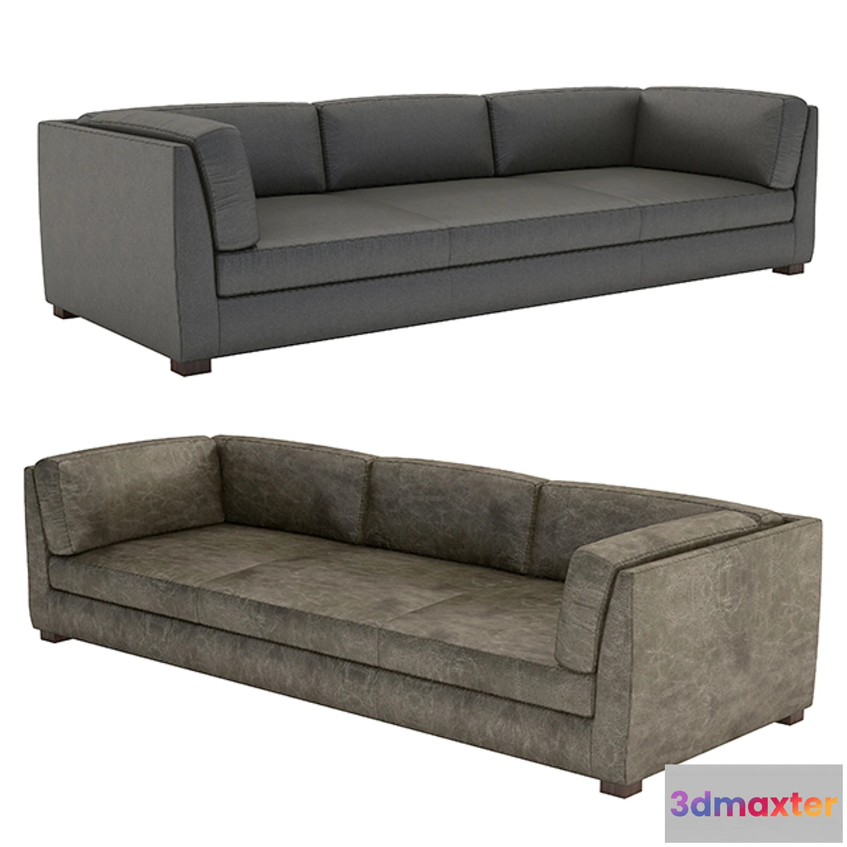 1397604 - Hayden Leather Sofa 3D Max