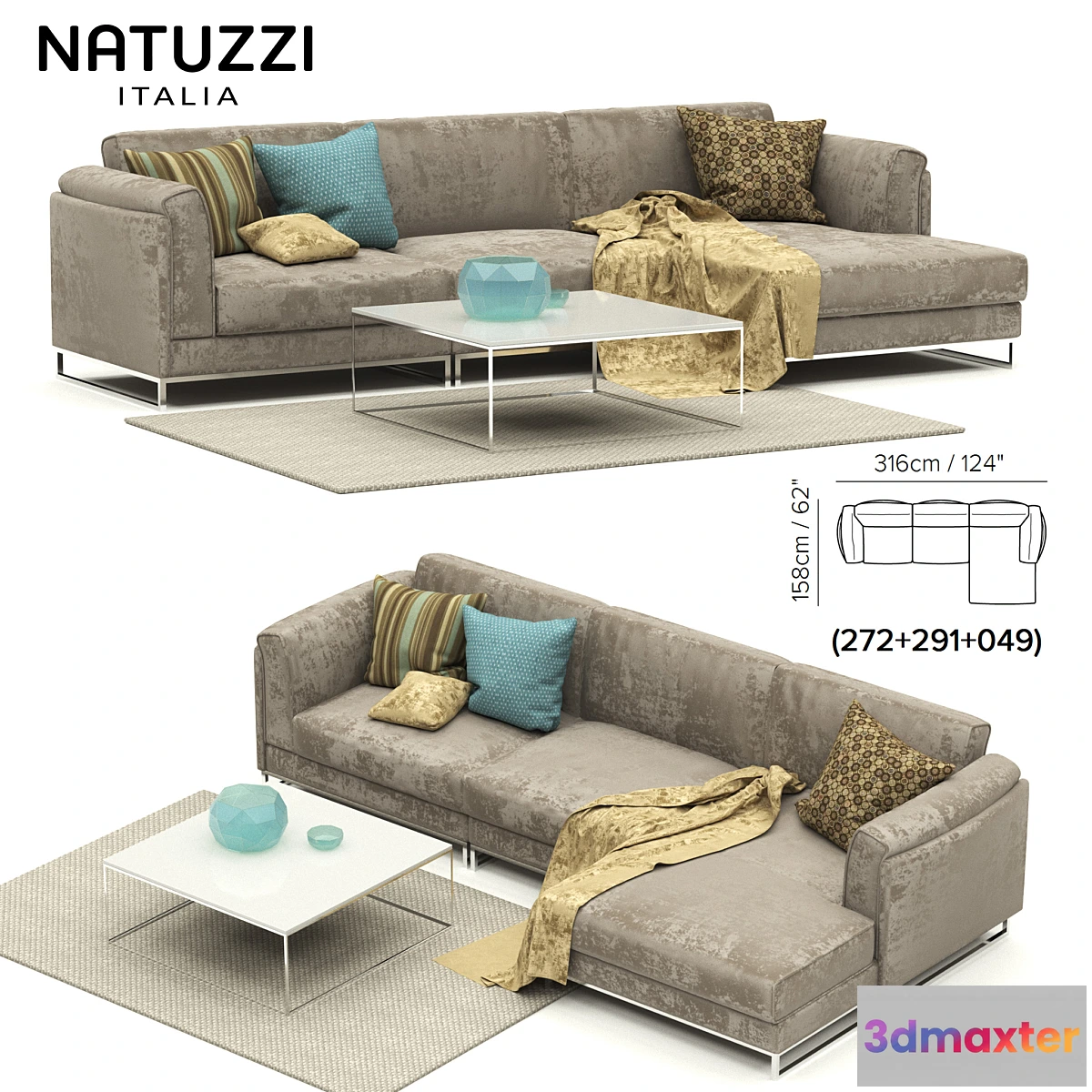 1397760 - Natuzzi armonia 3D Max