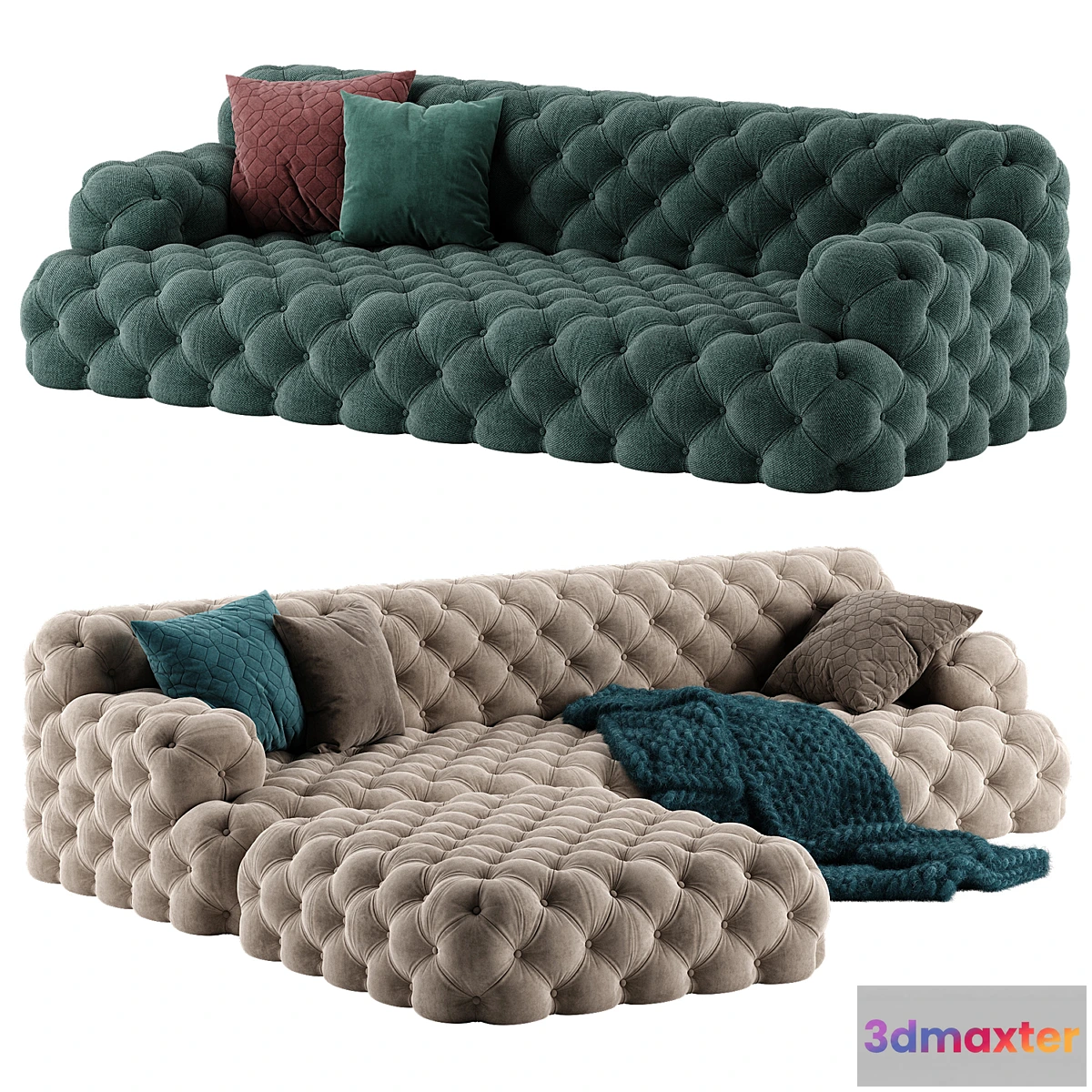1397776 - Meridiani Norton sofa 3D Max